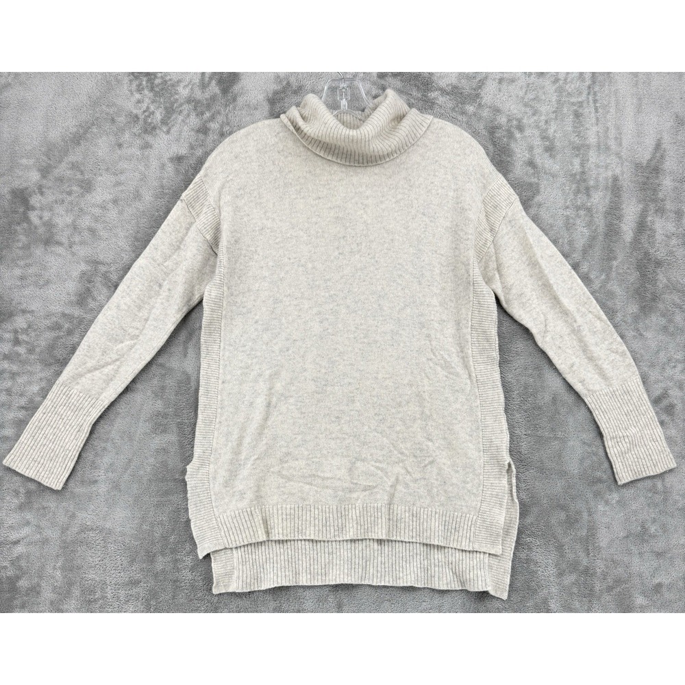 Catherine Malandrino Sweater Womens Medium Cashmere Turtleneck Quiet Luxury Knit